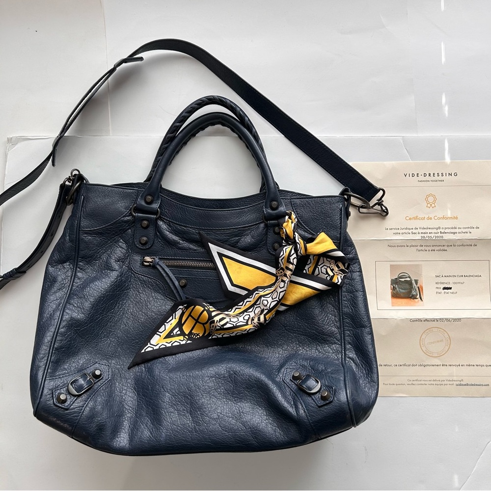 Balenciaga Classic Velo Blue Cross Body - Picture 6 of 12
